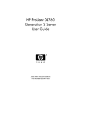 HP DL760 - ProLiant - 1 GB RAM User Manual