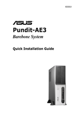 Asus PUNDIT-AE3 Quick Installation Manual