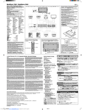 Nec MultiSync P401 Setup Manual