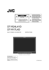 JVC DT-R24L41DU Instruction Manual