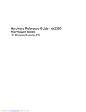 Compaq Compaq dx2390 Microtower Hardware Reference Manual