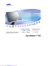 Samsung 713N - 17in - LCD Monitor Manual De Usuario