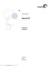 Seagate ST936701FC - Savvio 36.7 GB Hard Drive Product Manual