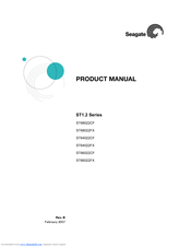 Seagate ST1.2 - Series 8 GB Removable Hard Drive Product Manual