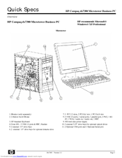 HP Compaq dx7380 Quickspecs