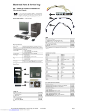 HP Compaq dx7518 Illustrated Parts & Service Map