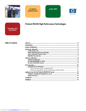 HP ML530 - ProLiant - 128 MB RAM Brief Manual