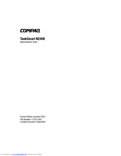 Compaq N2400 - TaskSmart - 1 GB RAM Administration Manual