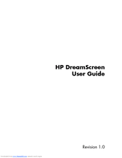 HP KY616AA - DreamScreen 100 Wireless Connected Screen User Manual
