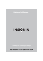 Insignia NS-DPF8WW Guide Utilisateur