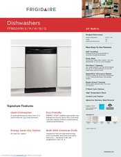 Frigidaire FFBD2411NB Product Specifications