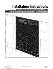 Maytag MDB6701AWW 5LVL Installation Instructions Manual