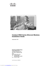 Cisco 6513 - Catalyst Switch Installation Manual