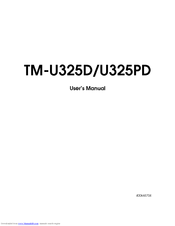 Epson U325PD - TM B/W Dot-matrix Printer User Manual