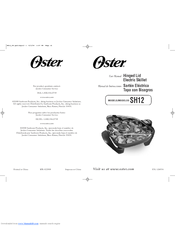 Oster SH12 User Manual