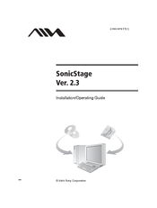 Sony SonicStage 2.3 Installation & Operating Manual