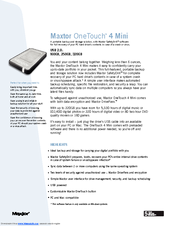 Seagate Maxtor OneTouch 4 Mini Specifications
