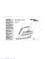 Durathon® Nonstick Iron | Hamilton Beach Middle East