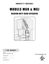 Chamberlain MGJ Owner's Manual