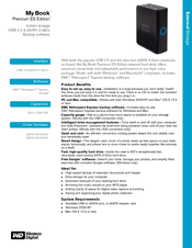 Western Digital WD20000C033-000 - My Book Premium II Product Specifications