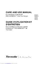 Thermador PRD304EHU Care And Use Manual