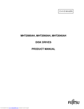 Fujitsu MHT2060AH Product Manual