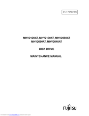 Fujitsu MHV2100AT - Mobile 100 GB Hard Drive Maintenance Manual