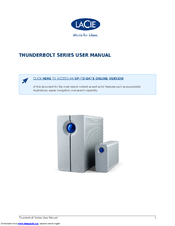 Lacie THUNDERBOLT SERIES User Manual