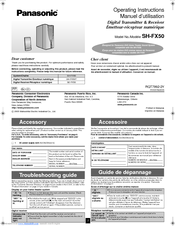 Panasonic SH-FX50T Operating Instructions Manual