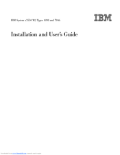 IBM 79463AU Installation And User Manual