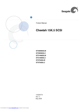 Seagate ST373455LC - Cheetah 73.4 GB Hard Drive Product Manual