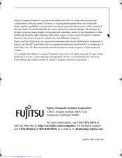Fujitsu N6010 - LifeBook - Mobile Pentium 4 3.2 GHz User Manual