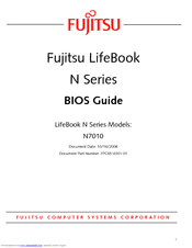 Fujitsu N7010 - LifeBook - Core 2 Duo 2.26 GHz Bios Manual