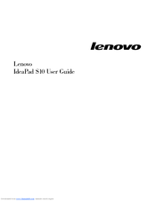 Lenovo IdeaPad S10 User Manual