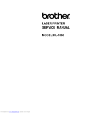 Brother HL1060 - B/W Laser Printer Service Manual