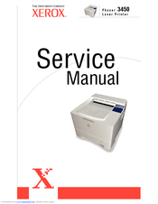 Xerox 3450B - Phaser B/W Laser Printer Service Manual