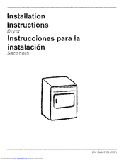 Electrolux GLEQ2152EE0 Installation Instructions Manual
