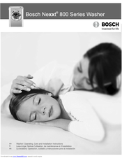 Bosch WFMC8440UC User Manual