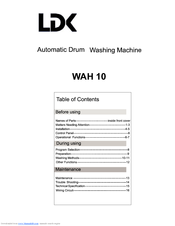 Haier WAH 10 User Manual