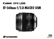 Canon EF-S 60mm f/2.8 Macro USM Instruction