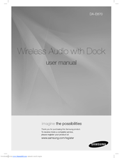 Samsung DA-E670 User Manual