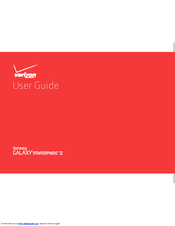 Samsung Verizon GALAXY STRATOSPHERE II User Manual