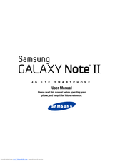 Samsung SCH-R950 User Manual