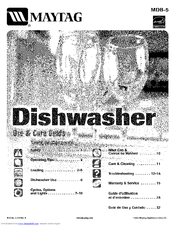 Maytag MDB5651AWB - Jetclean II Series Full Console Dishwasher Use & Care Manual