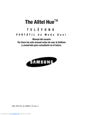 Samsung Alltel Hue Manual Del Usuario