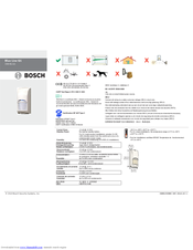 Bosch ISM-BLQ1 Installation Instructions