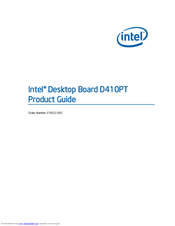 Intel D410PT Product Manual