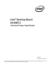 Intel DX48BT2 - Desktop Board Extreme Series Motherboard Technical Product Specification