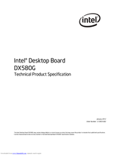 Intel BLKDX58OG Technical Product Specification