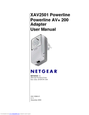 Netgear XAV2501 - Powerline AV Ethernet Adapter User Manual